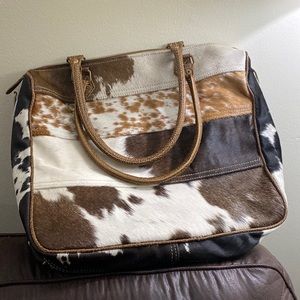 New Myra Bag , cowhid le large laptop bag ,